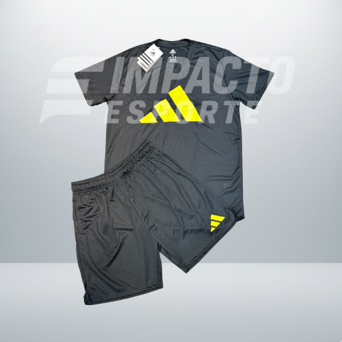 Conjunto adidas camiseta e shorts