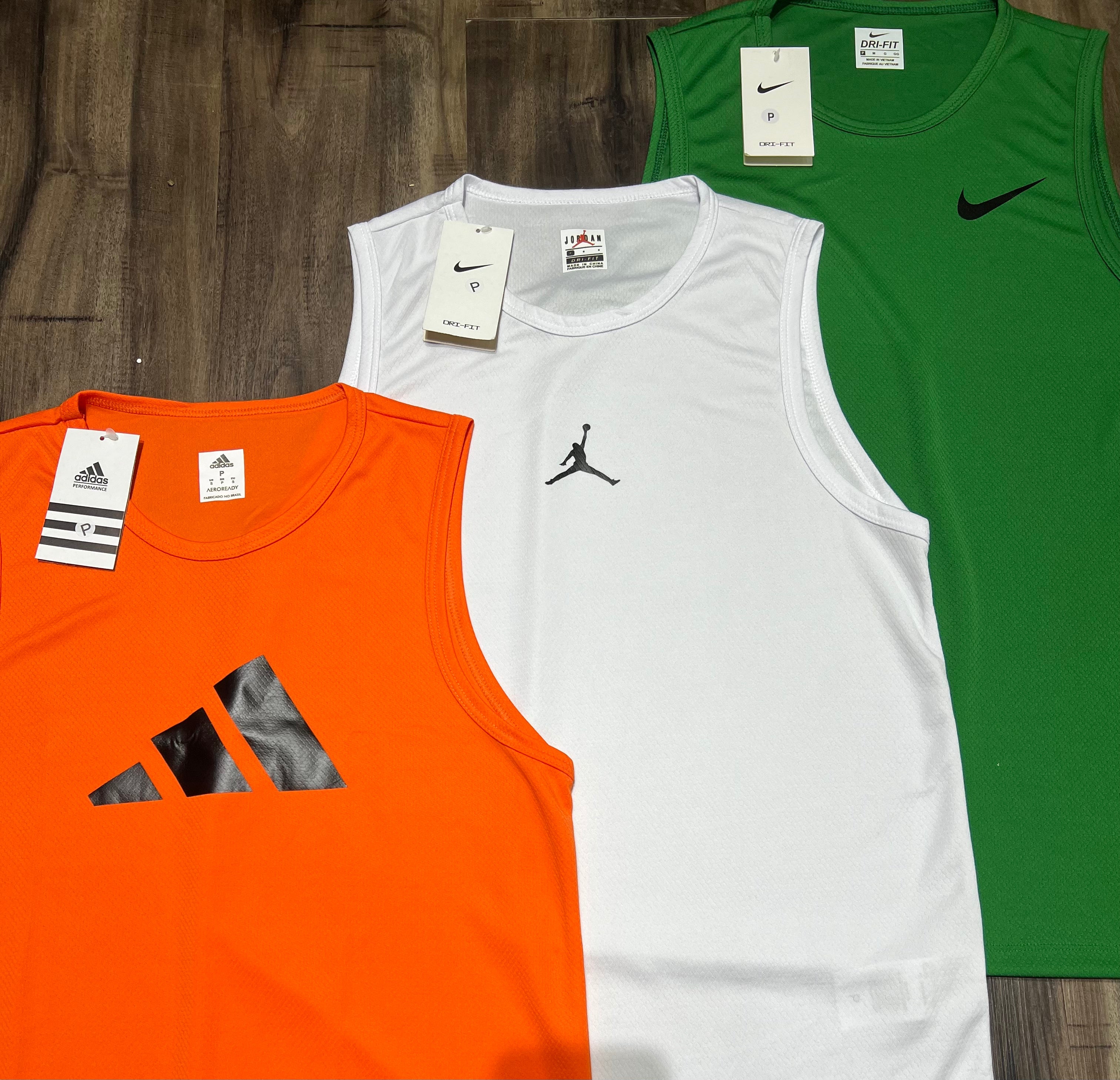 Kit 3 Regatas Masculinas Dry Fit Mescla – Academia e Corrida