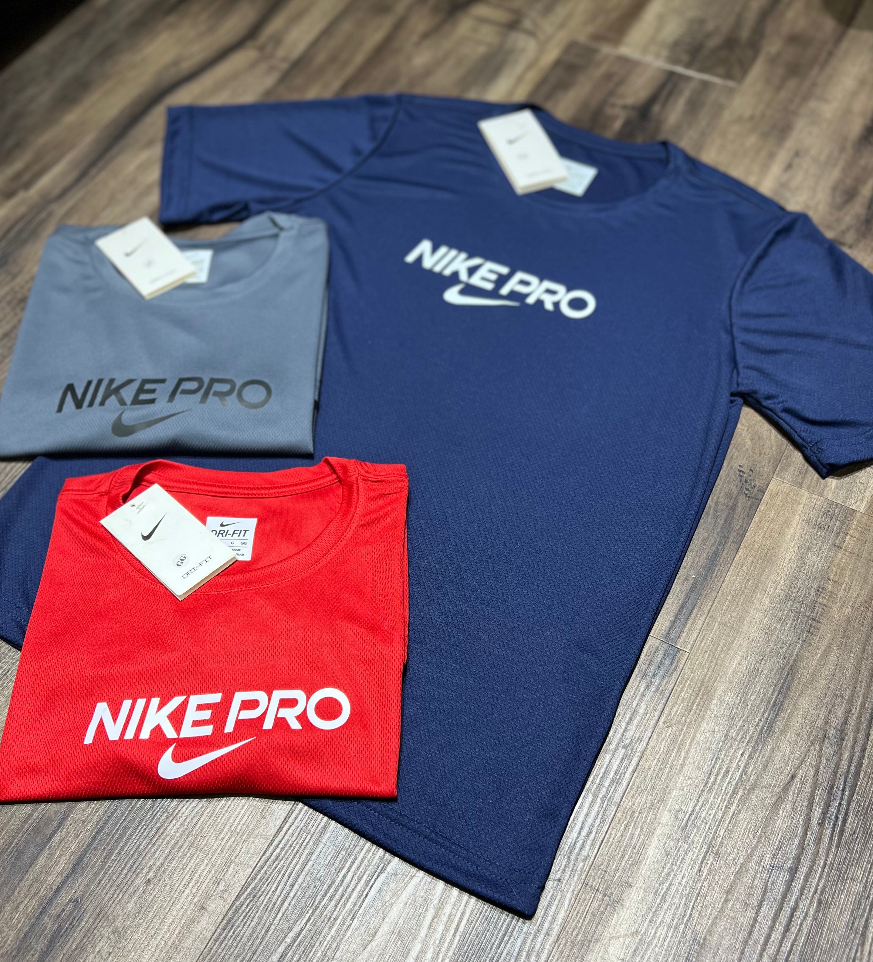 Kit com 3 camisetas nike dri-fit