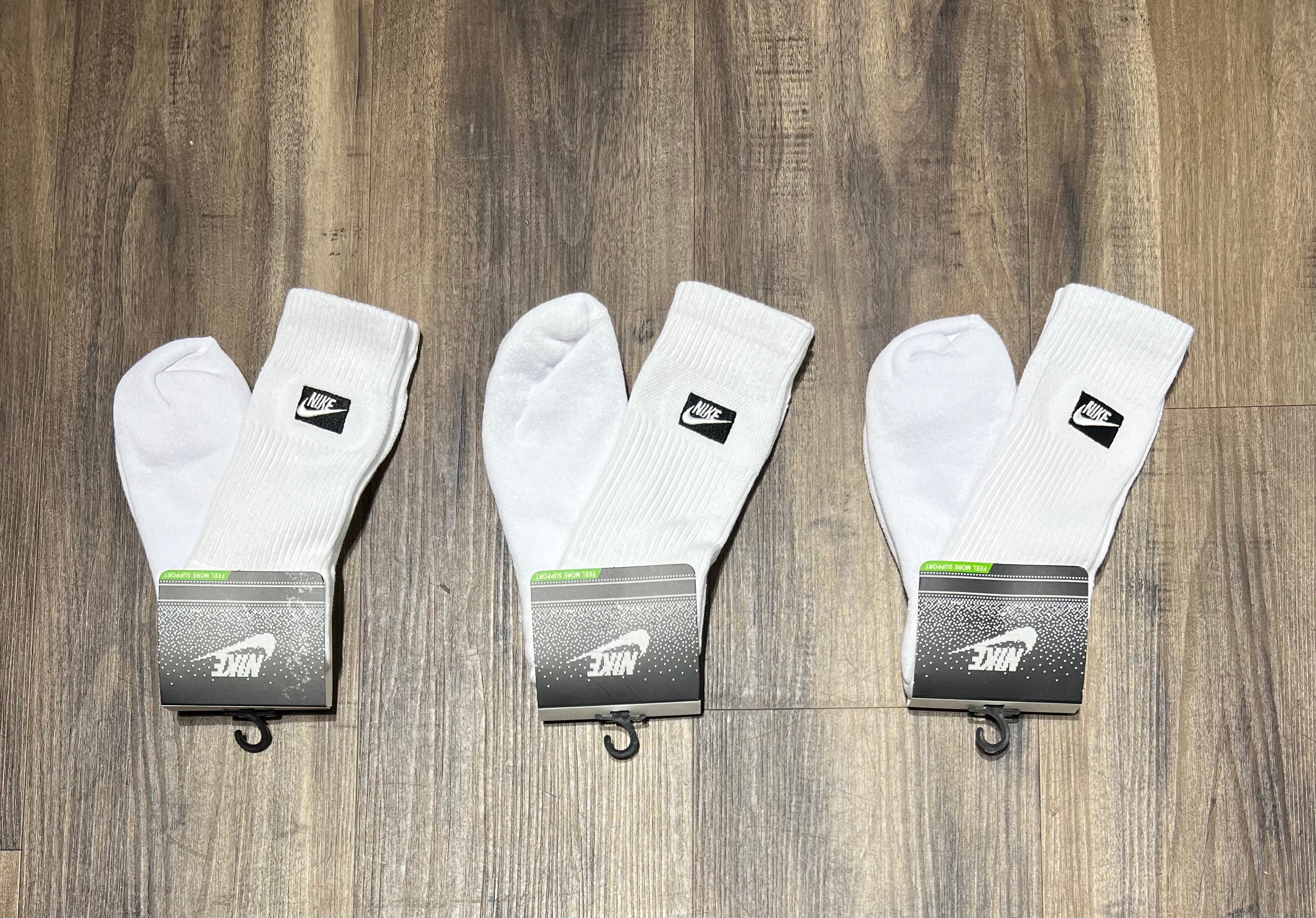 Kit com 3 pares de meias de alta qualidade