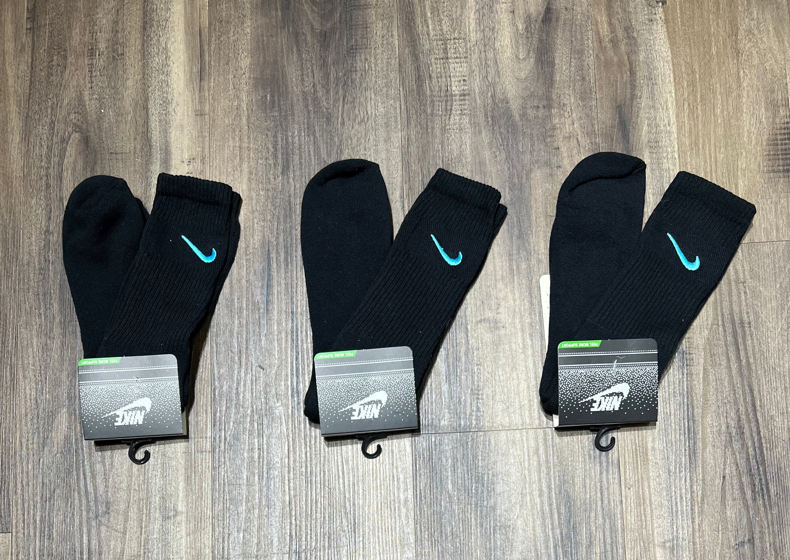 Kit com 3 pares de meias de alta qualidade