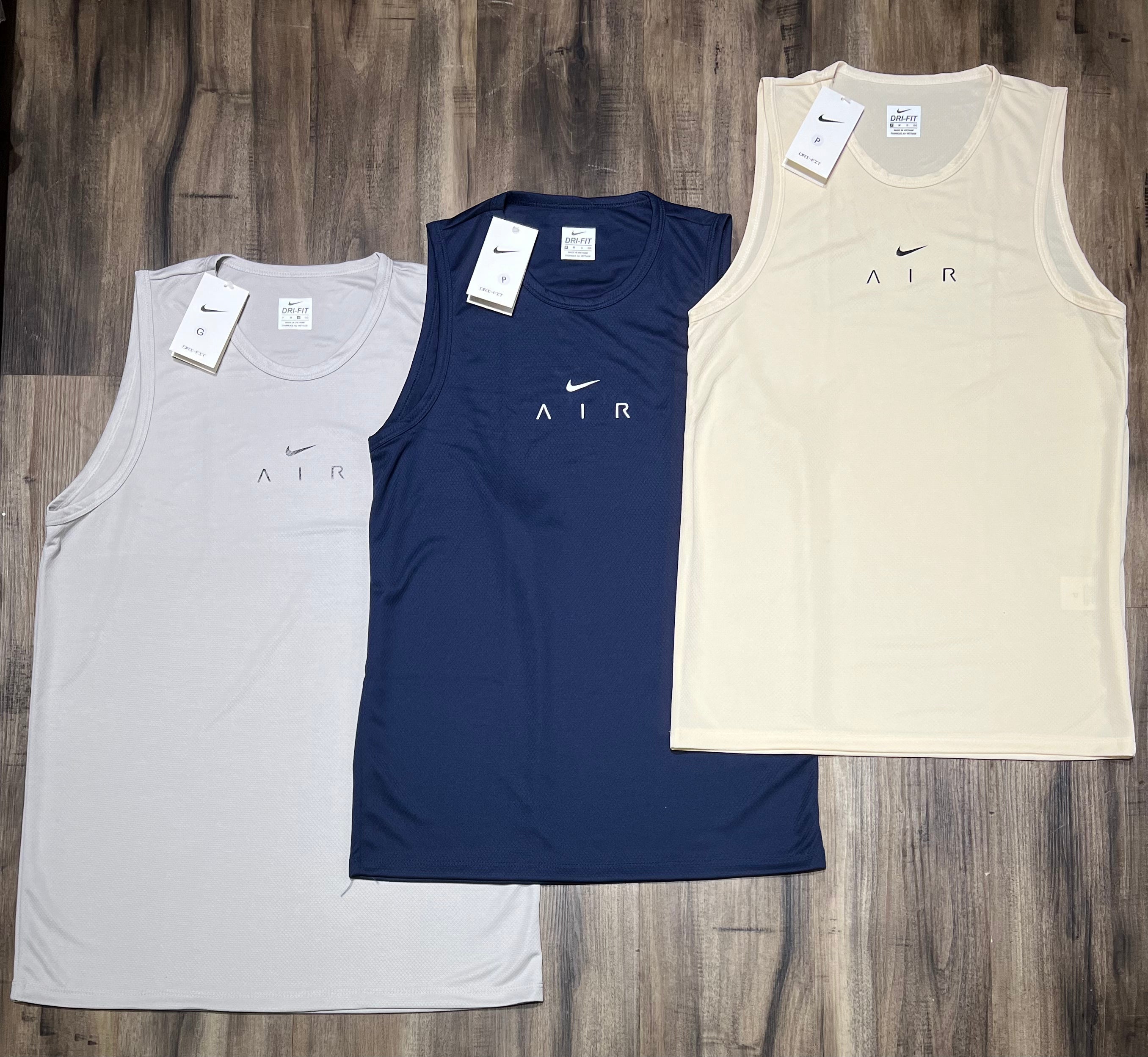 Kit 3 Regatas Masculinas Dry Fit Academia – Nike Performance