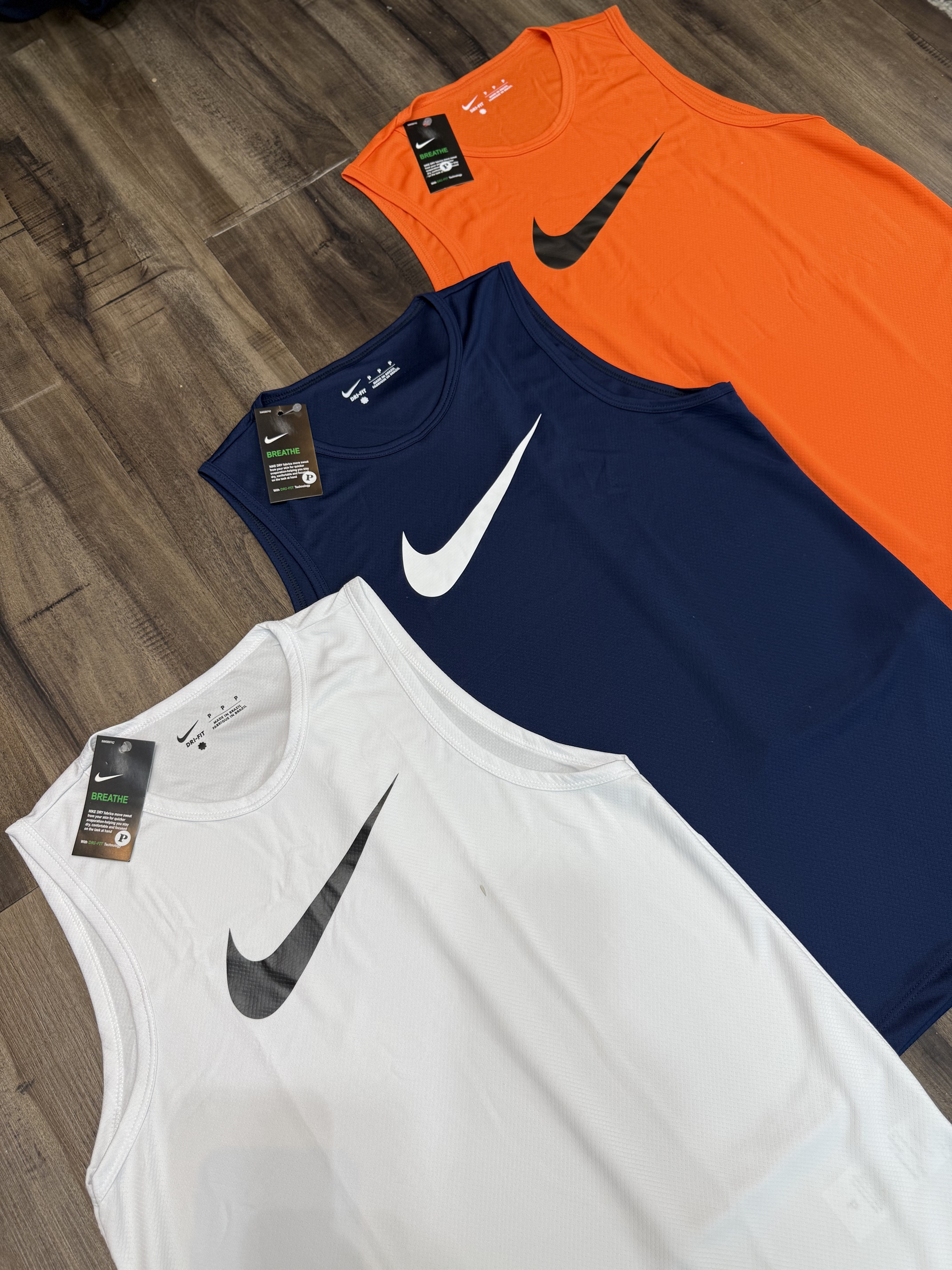 Kit 3 Regatas Masculinas Dry Fit Academia – Nike Performance