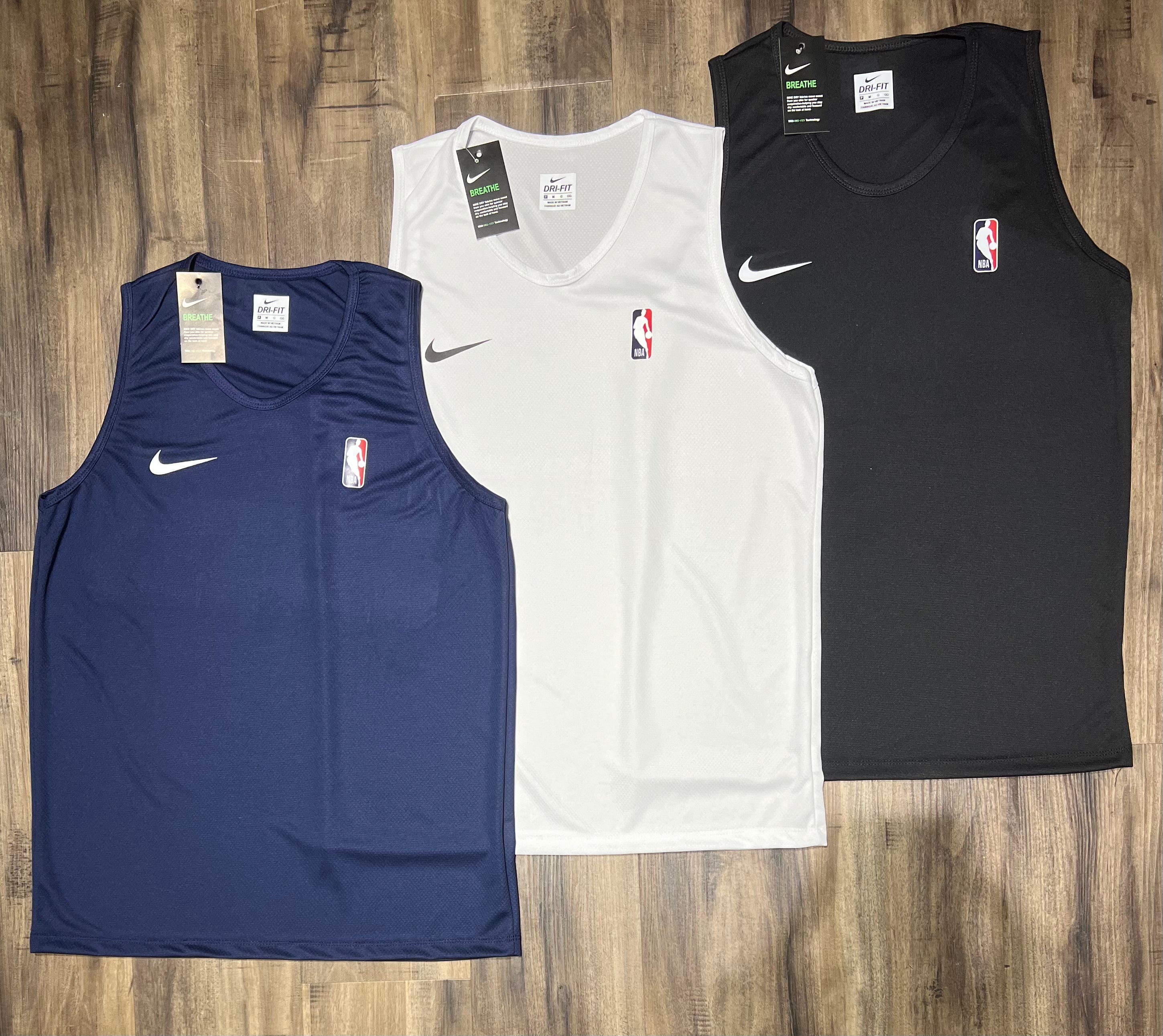 Kit 3 Regatas Masculinas NBA Dry Fit – Estilo Esportivo Premium