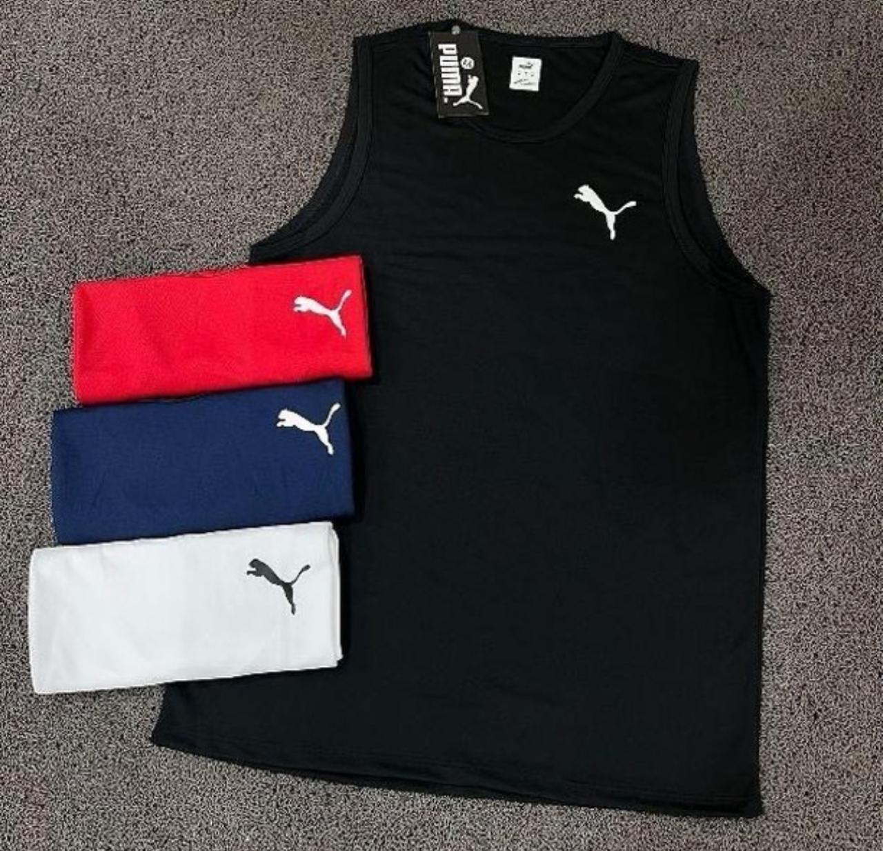 Kit 4 Regatas Masculinas Dry Fit – Puma Active Training