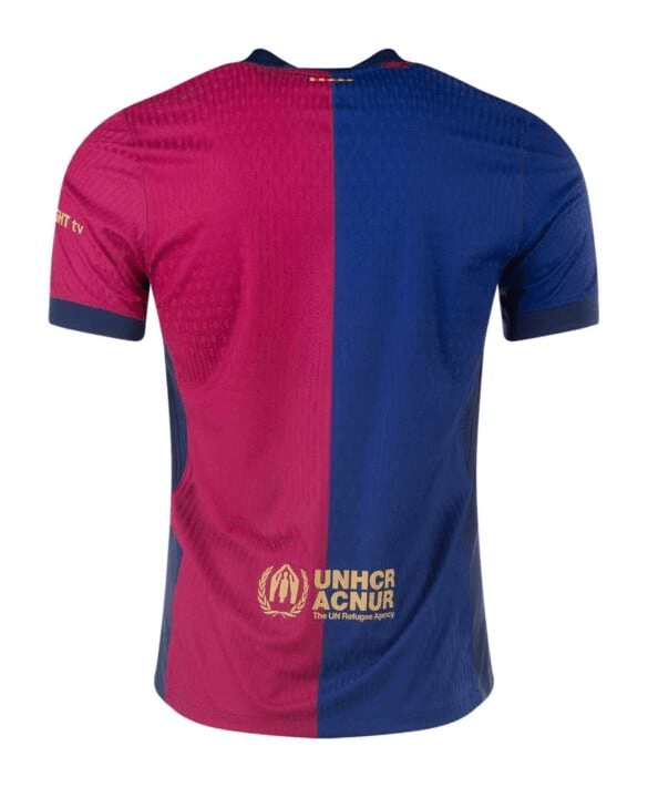 Camisa Barcelona Casa l 24/25 Azul e Vermelho