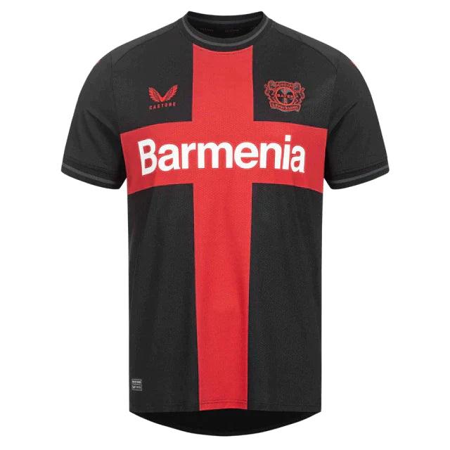 Camisa Bayer Leverkusen Home 23/24 s/n° Torcedor Masculino - Preto