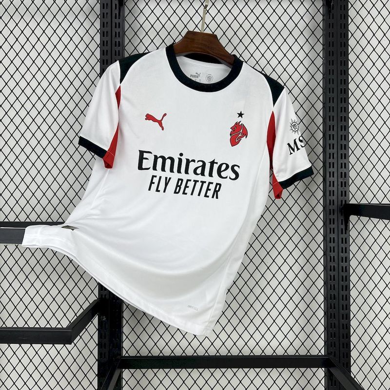 Camisa do Milan Away 2025 Branca