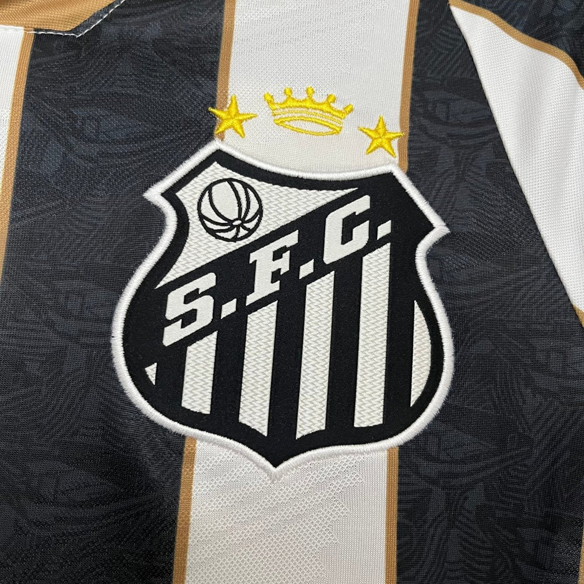 Camisa do Santos 24/25 Preta e Branca (Neymar JR 10 Incluso)