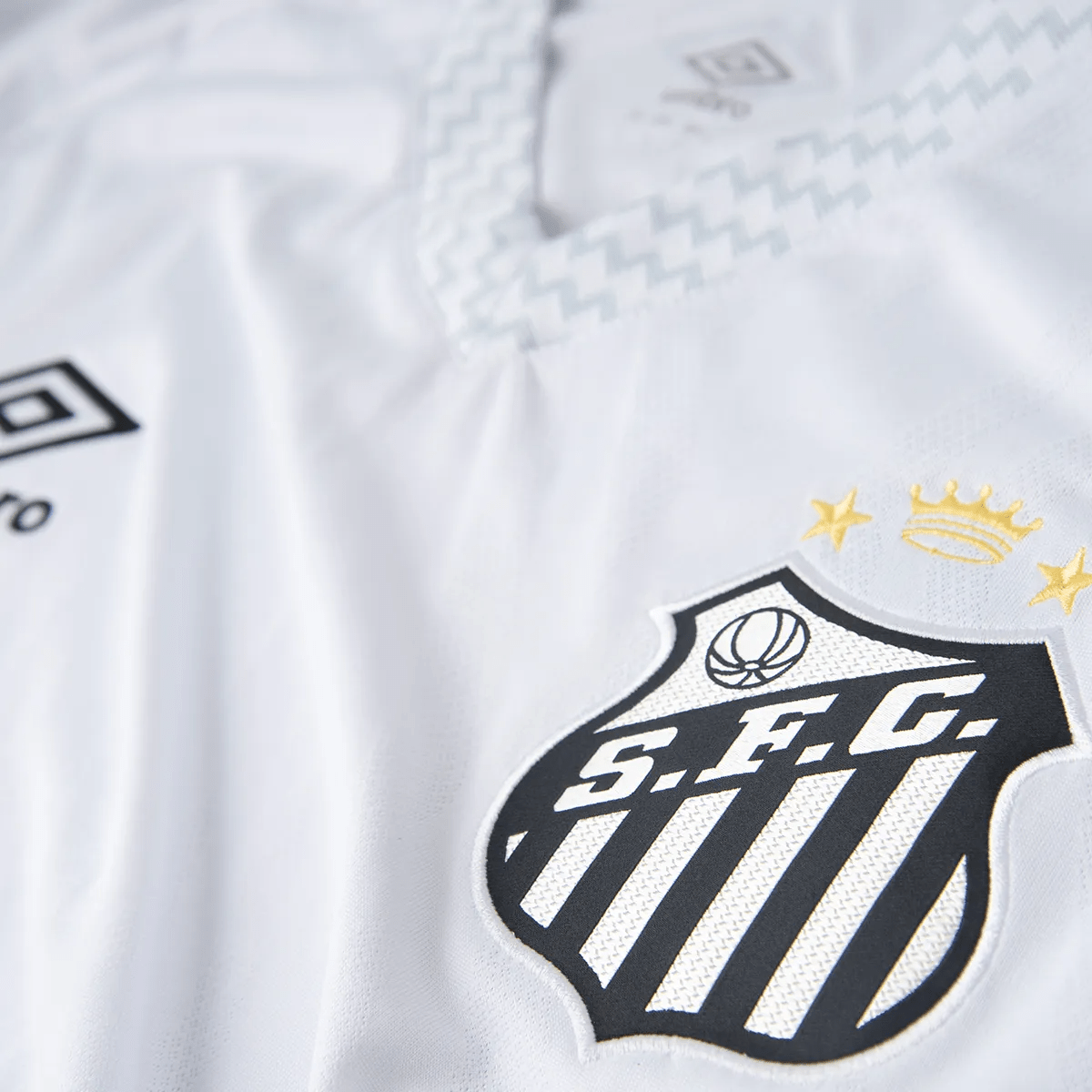 Camisa do Santos I 25/26 Torcedor Branca (#NEYMAR JR 10 Incluso)