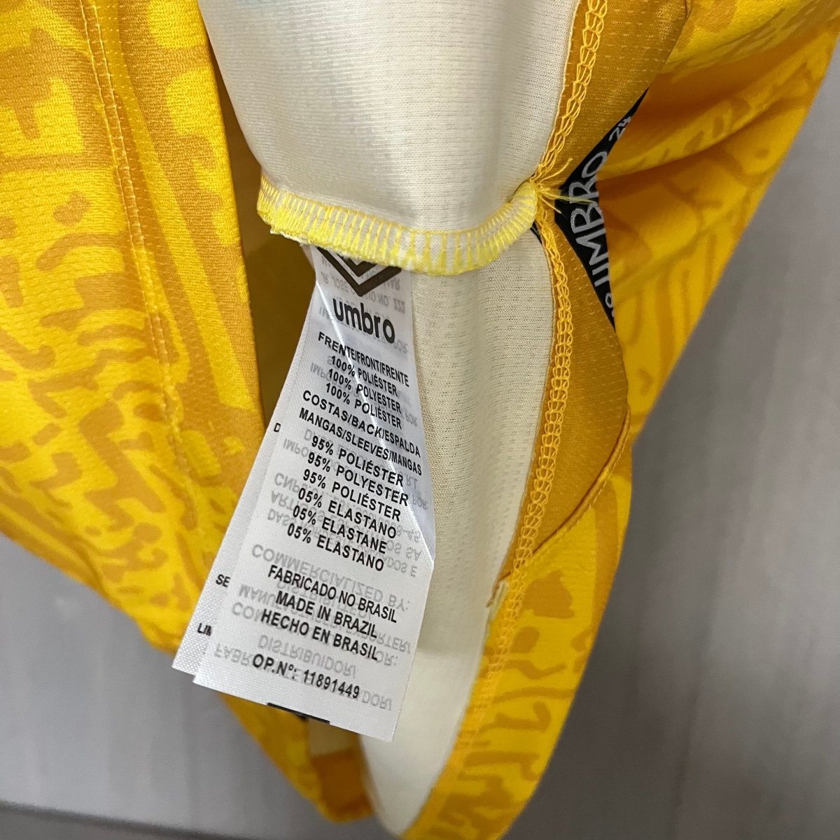 Camisa do Santos III 24/25  Amarela e preta