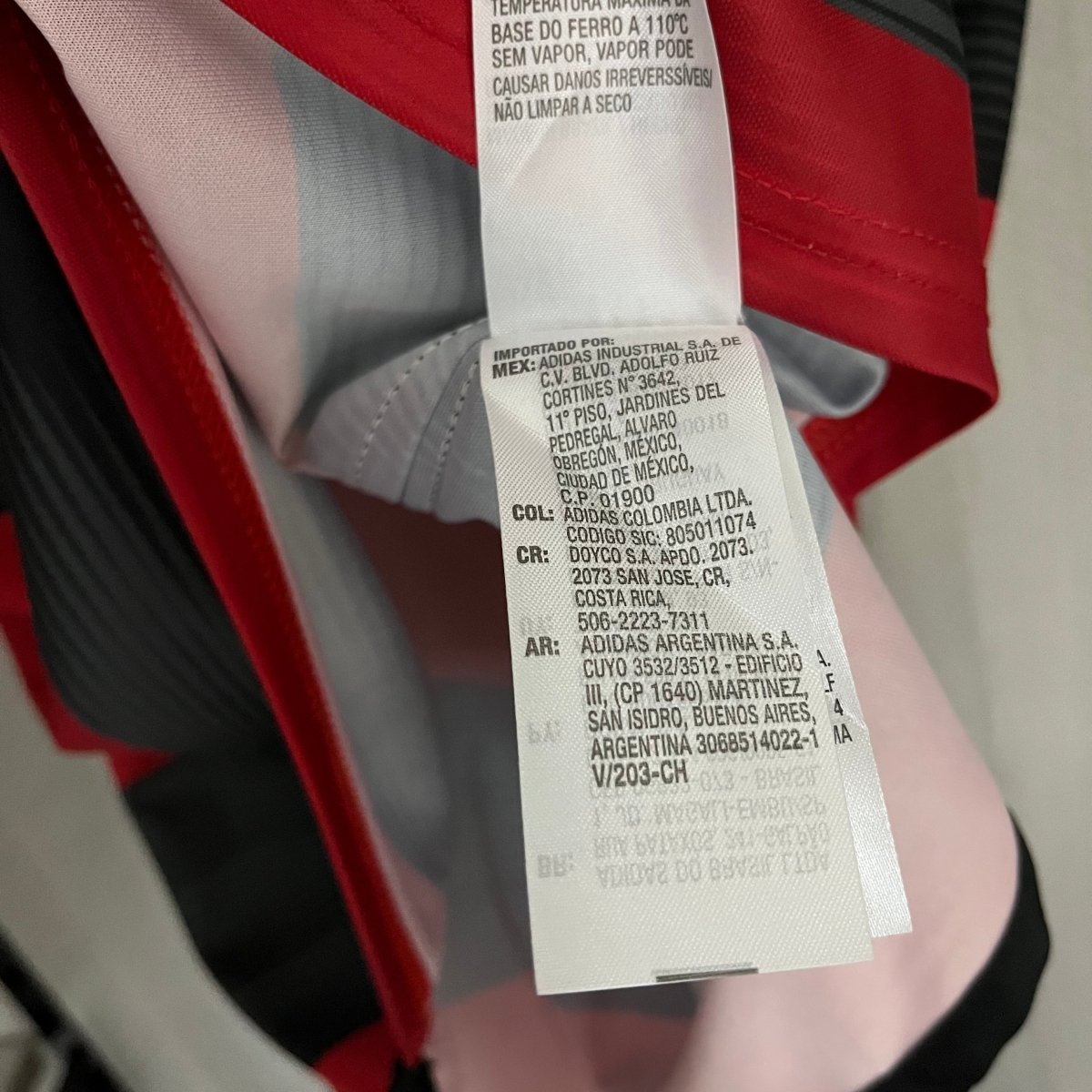 Camisa Flamengo I 23/24 s/n° Torcedor Adidas Masculina - Vermelho+Preto