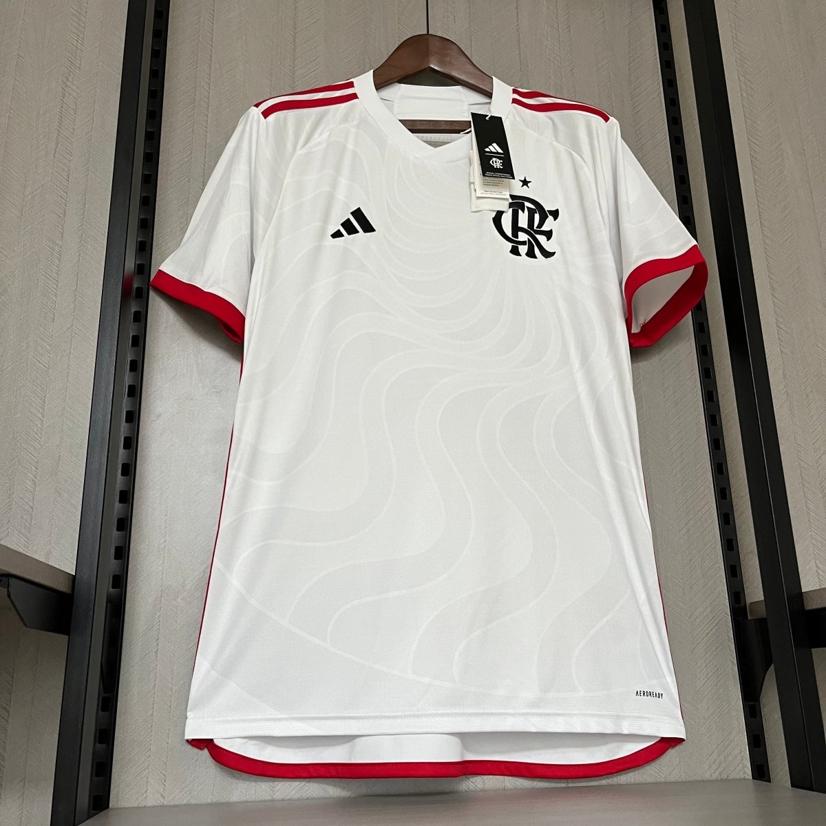 Camisa Flamengo II 24/25 s/n° Torcedor Adidas Masculina - Branco