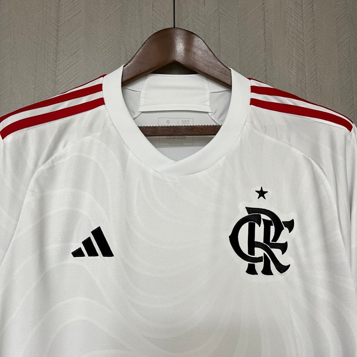 Camisa Flamengo II 24/25 s/n° Torcedor Adidas Masculina - Branco