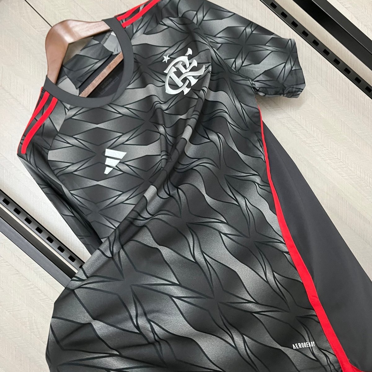 Camisa Flamengo III 24/25 Adidas Masculina - Cinza