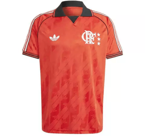 Camisa Flamengo Lifestyle 24/25 Torcedor Adidas Masculina - Vermelho