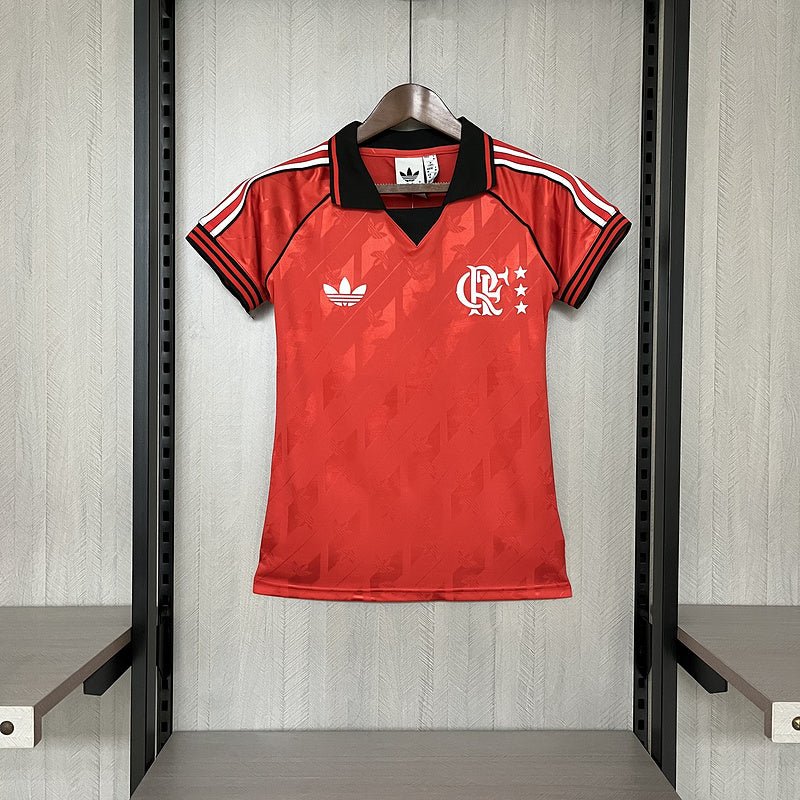 Camisa Flamengo Lifestyle 24/25 - Vermelho - (Feminina)