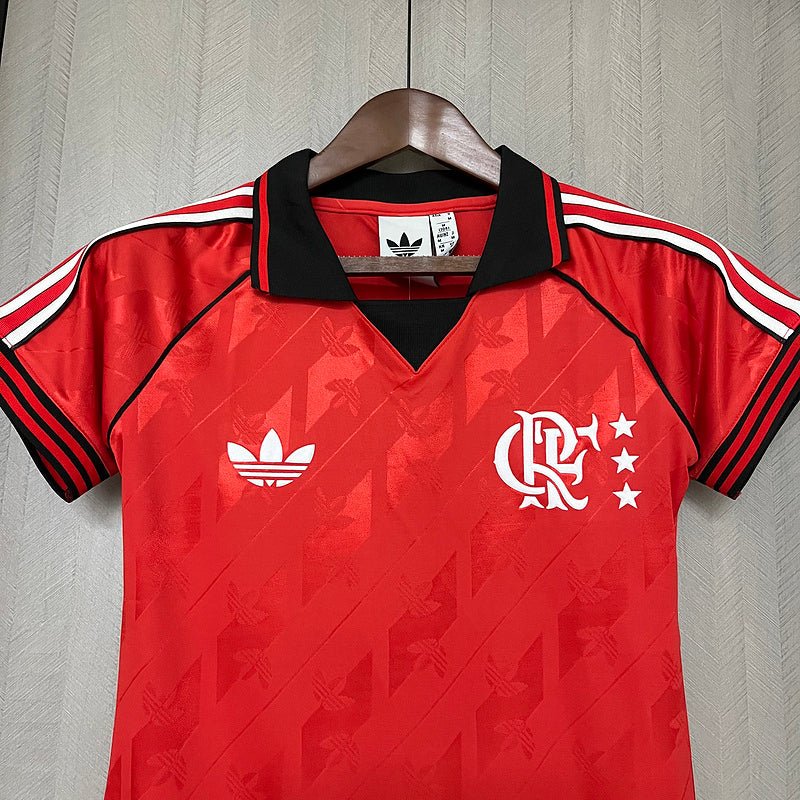 Camisa Flamengo Lifestyle 24/25 - Vermelho - (Feminina)