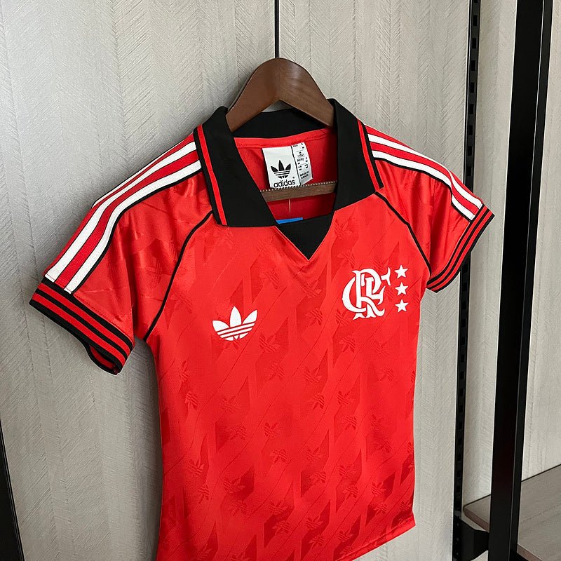 Camisa Flamengo Lifestyle 24/25 - Vermelho - (Feminina)