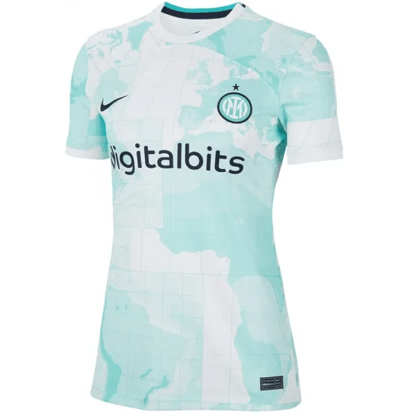 Camisa Inter de Milão Away 22/23 - Branca e Azul - (Feminina)