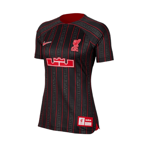 Camisa Liverpool x LeBron James 23/24 - Preta - (Feminina)