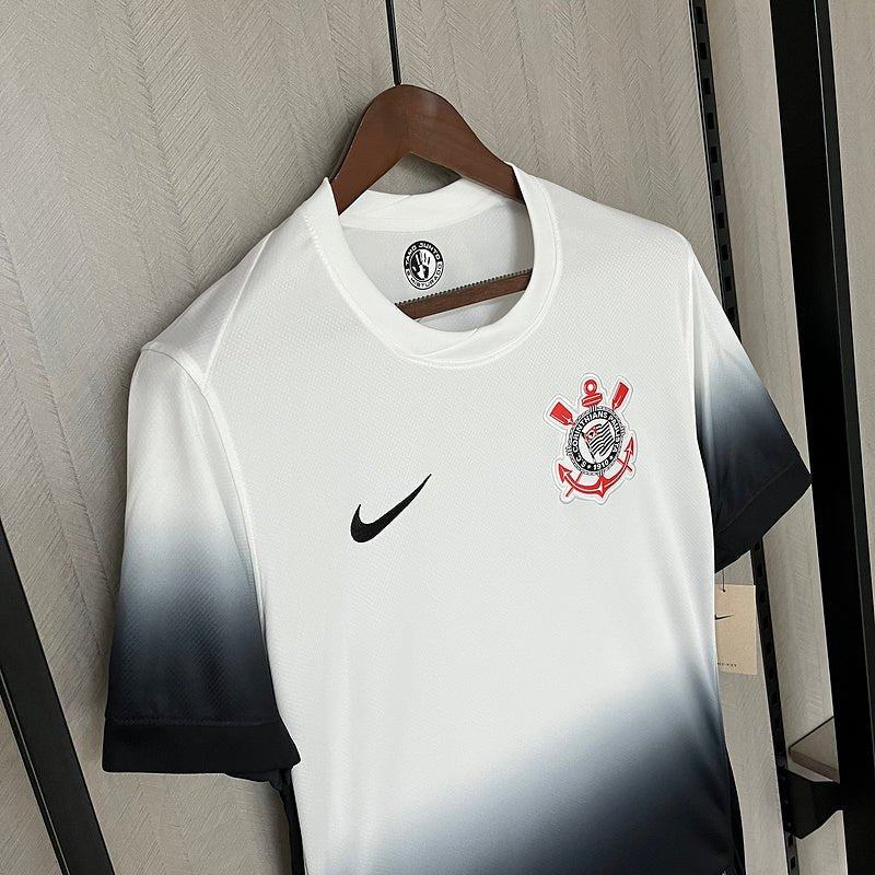 Camisa Nike Corinthians Casa 24/25 - Branca degradê
