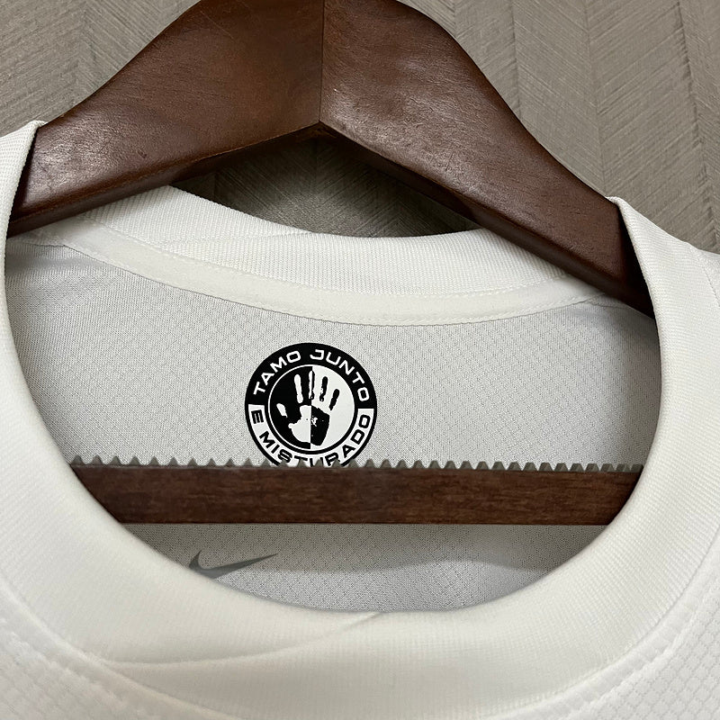 Camisa Nike Corinthians Casa 24/25 - Branca degradê