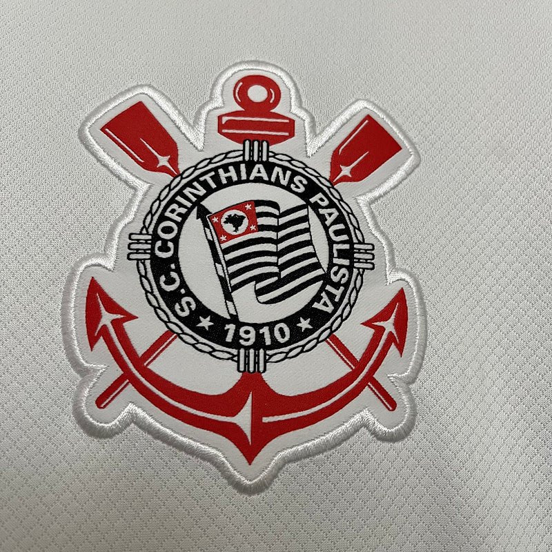 Camisa Nike Corinthians Casa 24/25 - Branca degradê