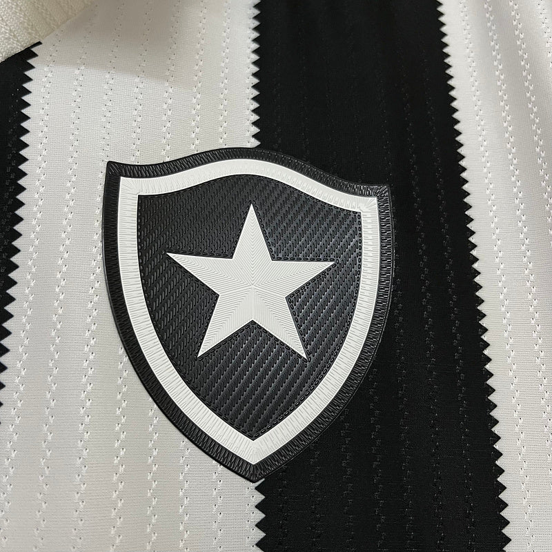 Camisa Reebok Botafogo 24/25 Casa - Preta e Branca