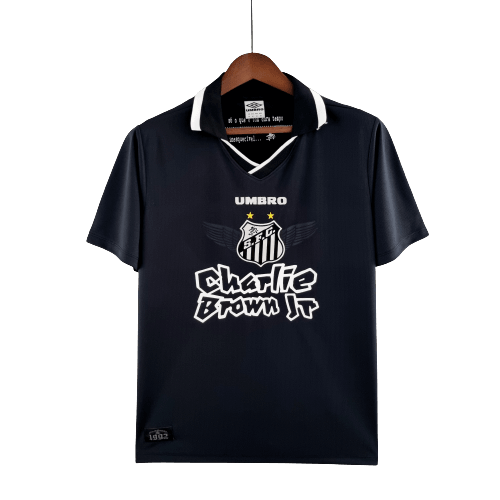 Camisa Santos Charlie Brown Jr. Dias de Glória - Umbro Masculina - Preta