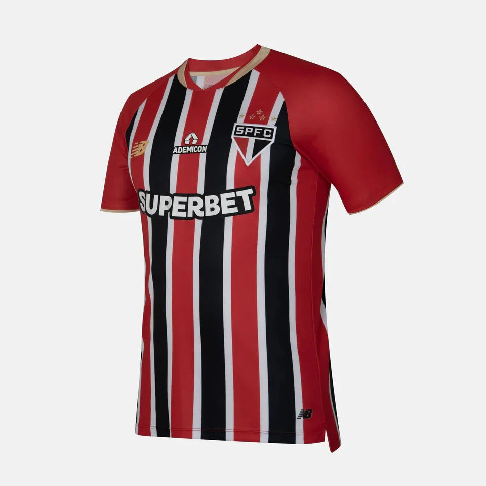 Camisa São Paulo 25/26 Fora New Balance Masculina - Listrada