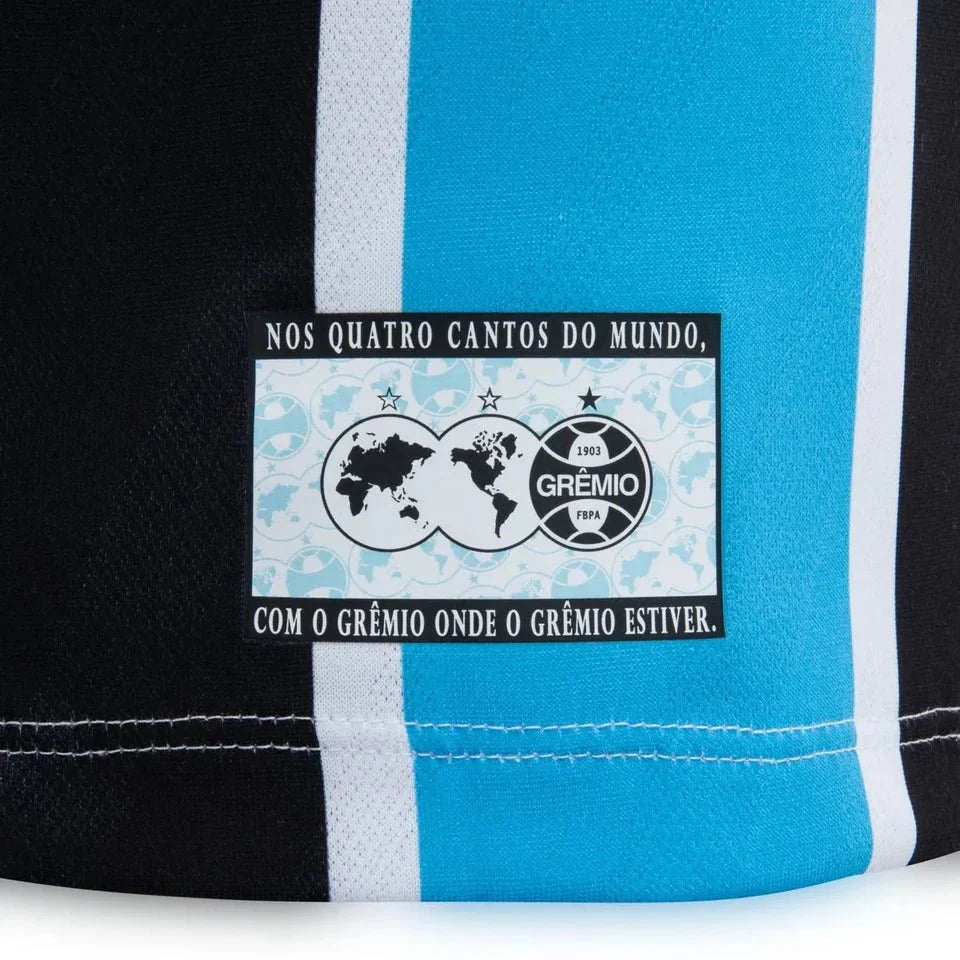 Camisa Umbro Grêmio 2025/26 I Manga Longa Patrocinio