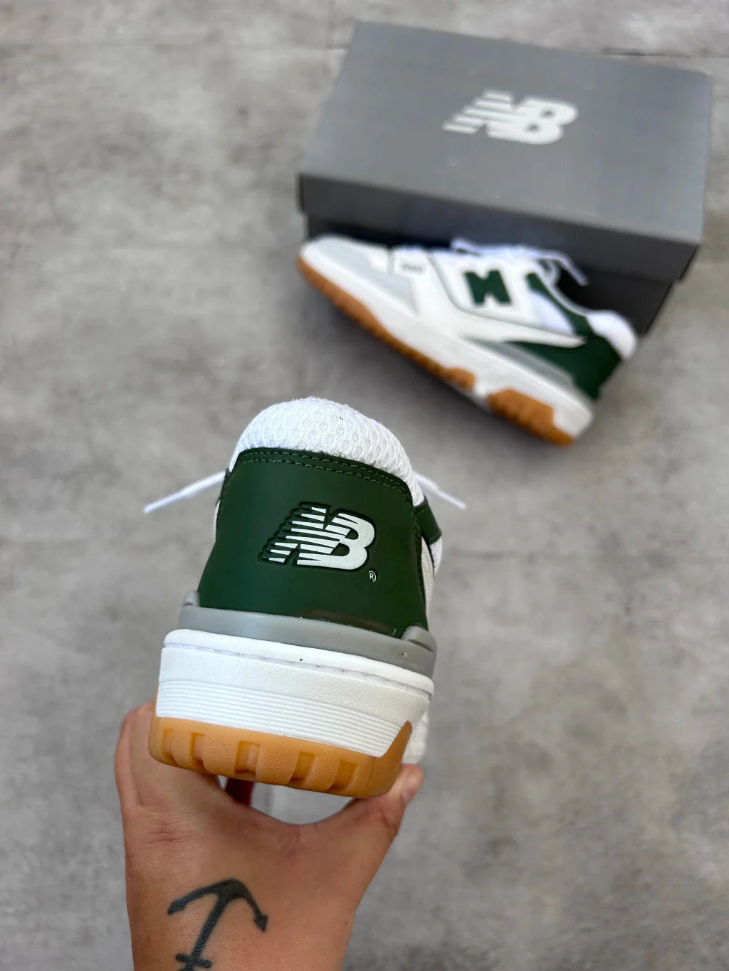 New Balance 550 - Verde e Branco