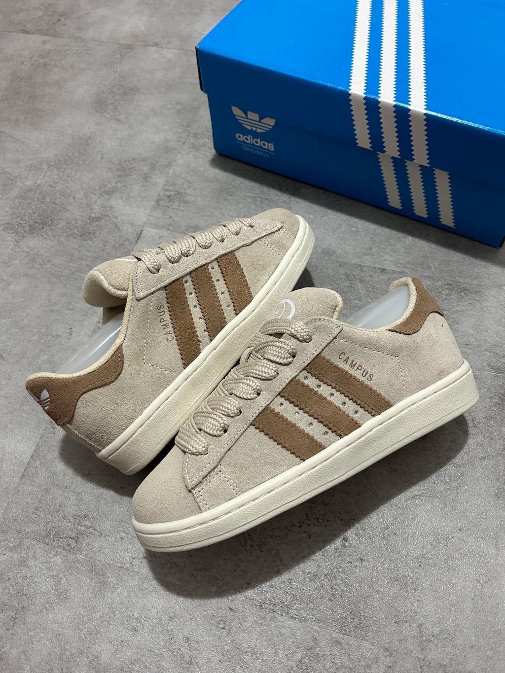 Adidas Campus - Bege com Marrom