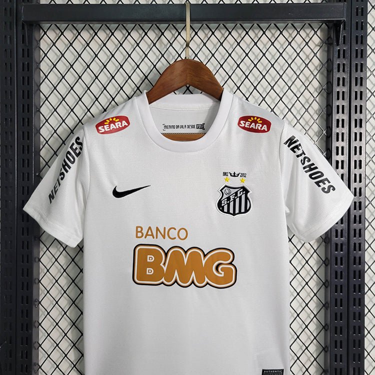 Kit infantil Santos 2012 Retrô - Branca Nike