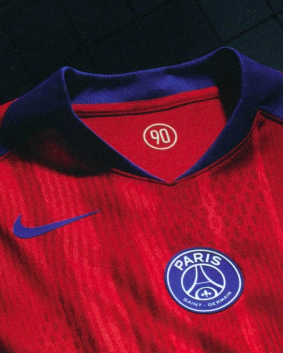 Camisa do Paris saint germain 2025/26 II Vermelha - Jogador