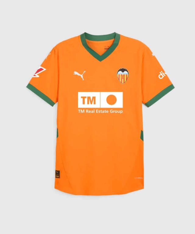 Camisa Valência III 24/25 - Masculino Torcedor - Laranja